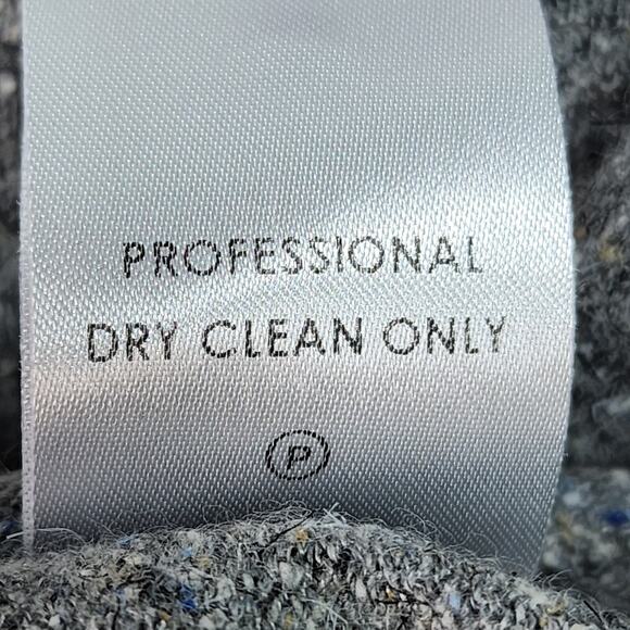 Billy Reid Sweater Mens Large V-Neck Silk Wool Gray Heather Lightweight Italy - Picture 11 of 12